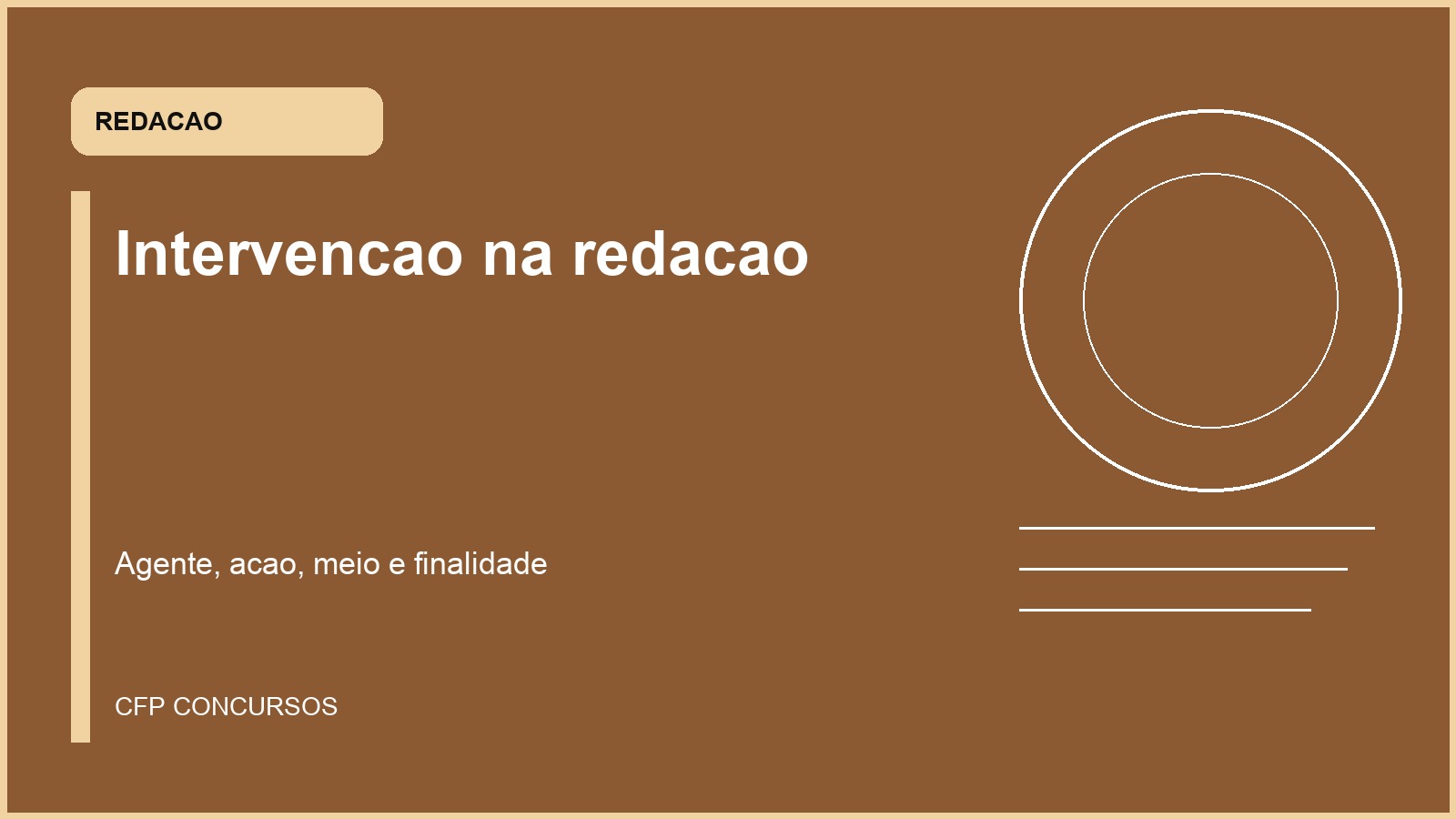 Proposta de intervenção na redação policial: como agir sem fugir do tema nem escrever solução impossível