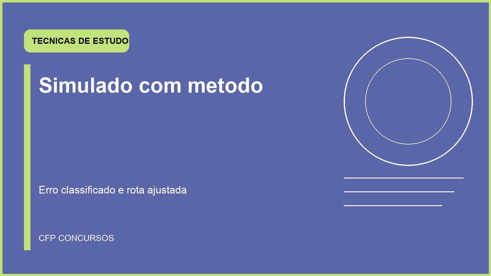 Simulados e análise de desempenho: o método que transforma acerto solto em evolução para concurso policial