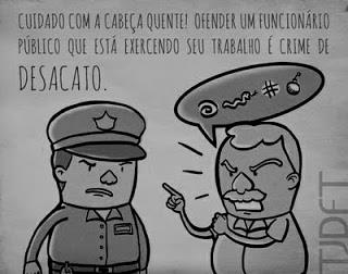 Texto 3 - charge sobre desacato a servidor público