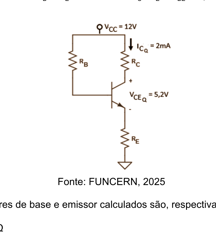 Circuito de polarização de transistor NPN