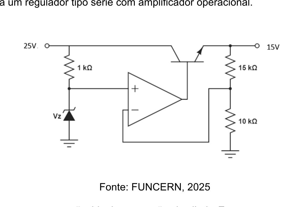 Regulador série com amplificador operacional