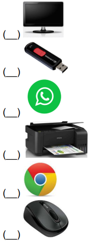 Imagens de hardware e software para análise
