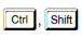 Teclas de atalho Ctrl e Shift Thunderbird