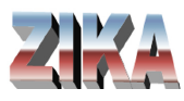 Imagem ilustrativa da palavra ZIKA estilizada no WordArt