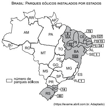 Mapa parques eólicos