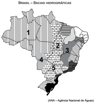 Mapa - Bacias Hidrográficas do Brasil