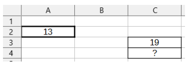 Planilha LibreOffice Calc SE fórmula