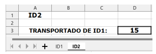 Planilha LibreOffice ID2