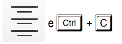 Outro ícone e Ctrl+C