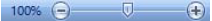 Controle deslizante de zoom do Word