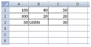 Planilha Excel para resolução da questão