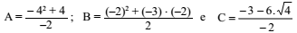 Expressão matemática - notas dos alunos