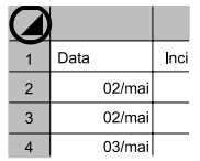 Excel: local destacado