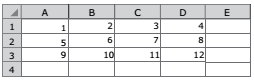 Planilha Excel - questão VUNESP