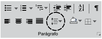 Grupo Parágrafo Word 2010