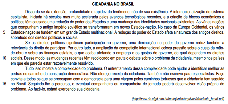CIDADANIA NO BRASIL