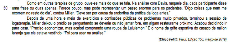 Texto para a questão parte 2
