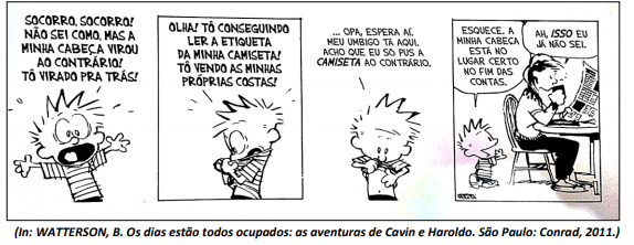 Charge Calvin e Haroldo