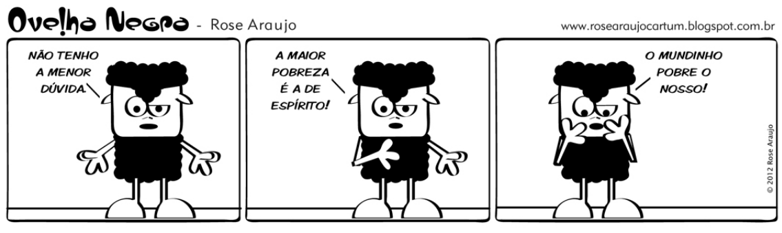 Tirinha Ovelha Negra