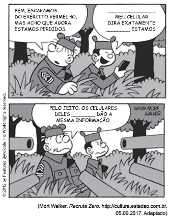 Tirinha Recuta Zero - Pronomes