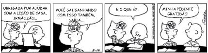 Tira do Snoopy - questão 59