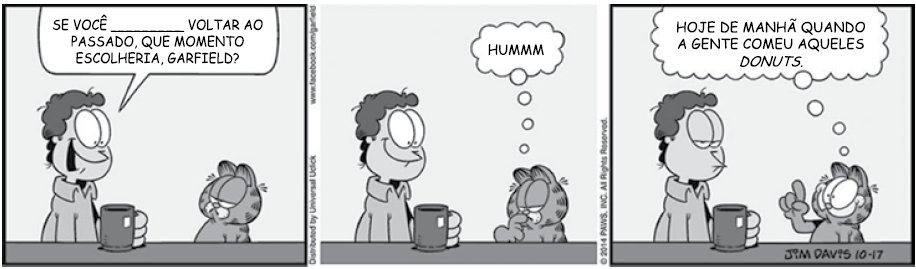 Tirinha Garfield